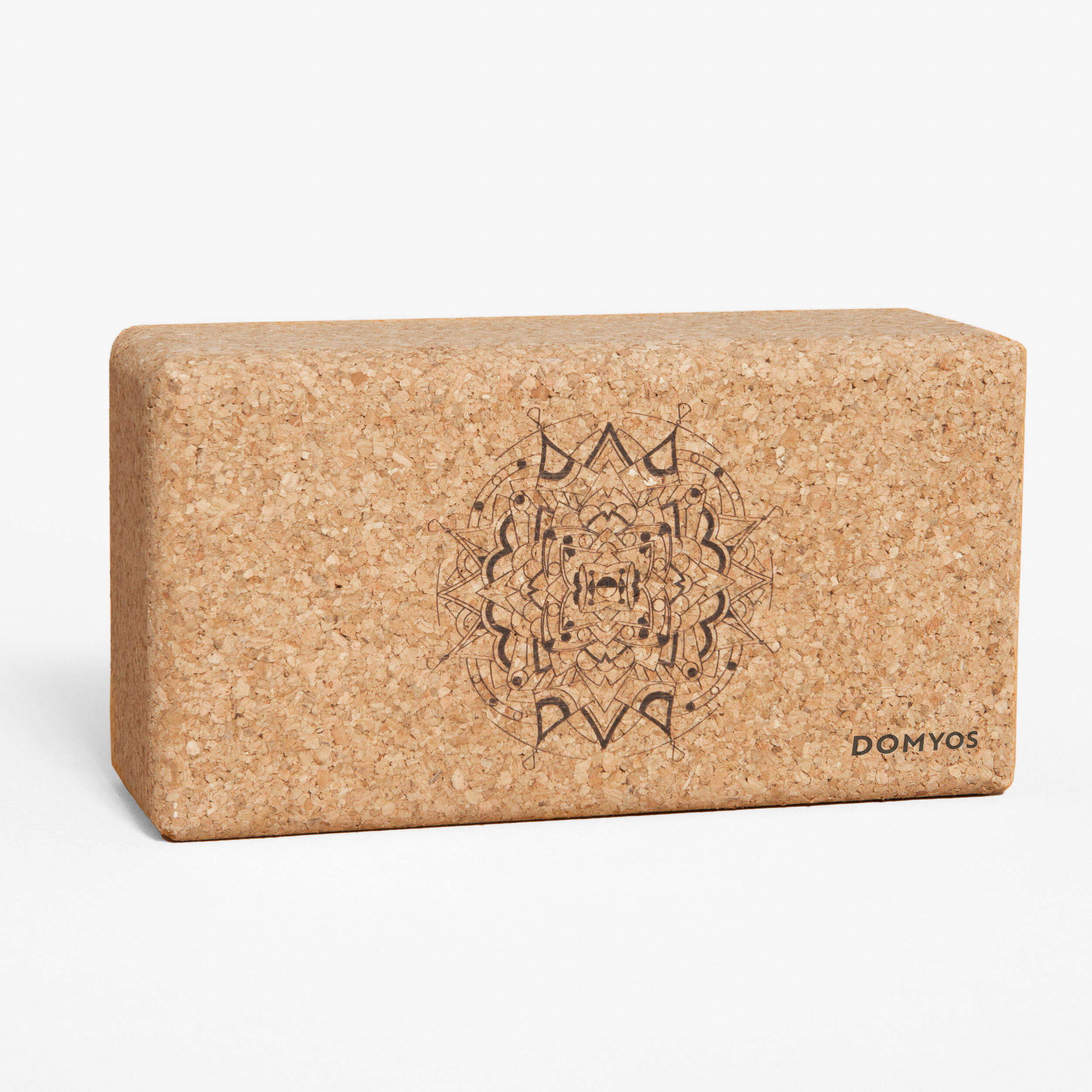KIMJALY Cork Yoga Brick - Mandala Print