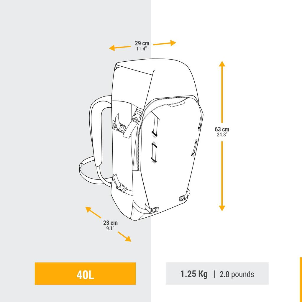 Mägironimise seljakott Alpinism 40 Evo, 40 l, must