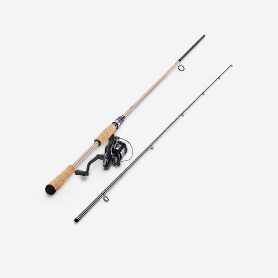 Set canna e mulinello pesca con artificiali WXM 100 SPINNING 2.40m MH 10-30g