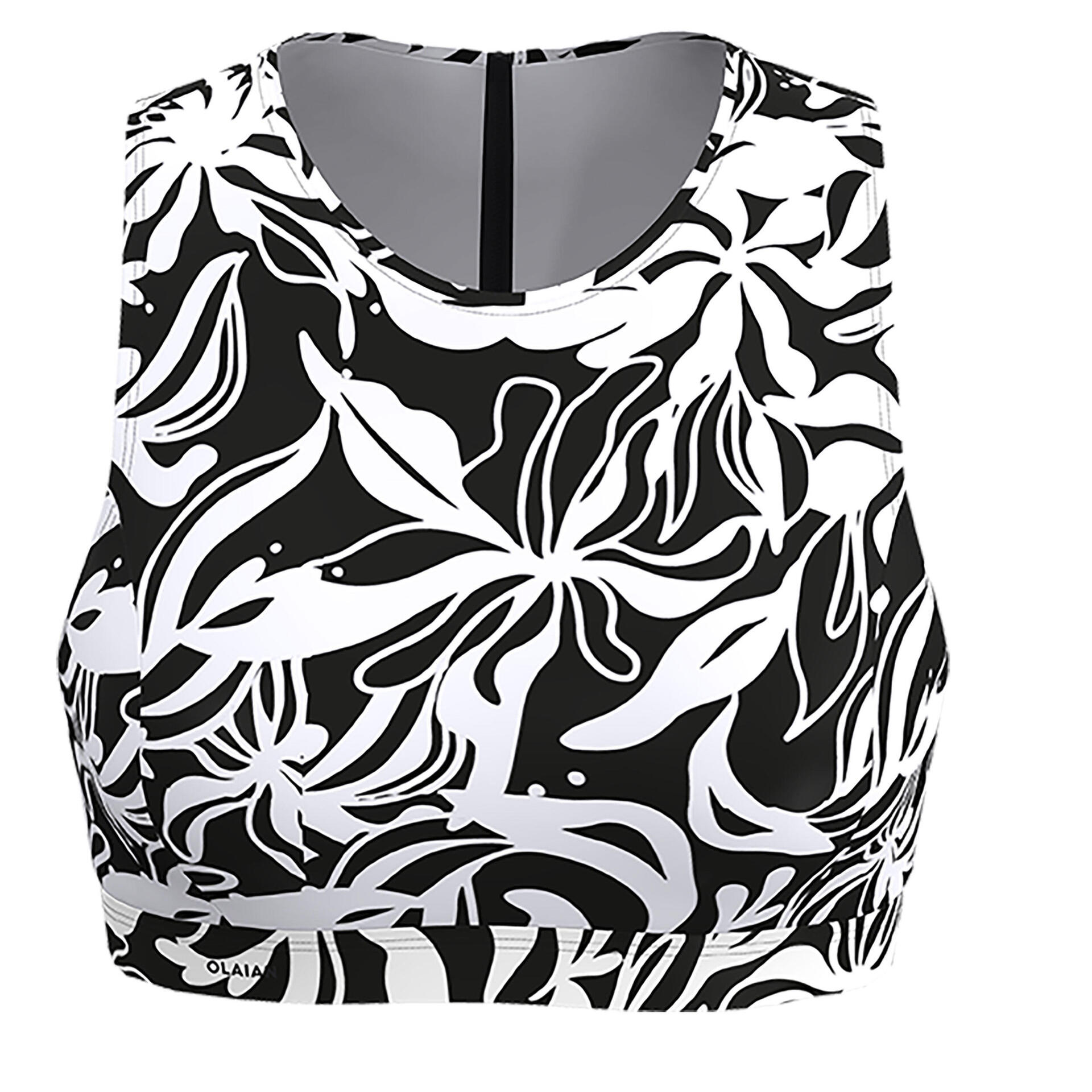 haut de maillot de bain brassiere surf olaian decathlon