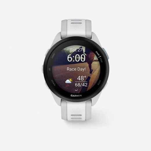 
      GPS-Uhr Smartwatch - Garmin Forerunner 165 hellgrau/weiss 
  