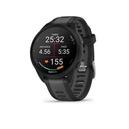 GARMIN FORERUNNER 165 MUSIC GPS smartwatch - BLACK / DARK GREY