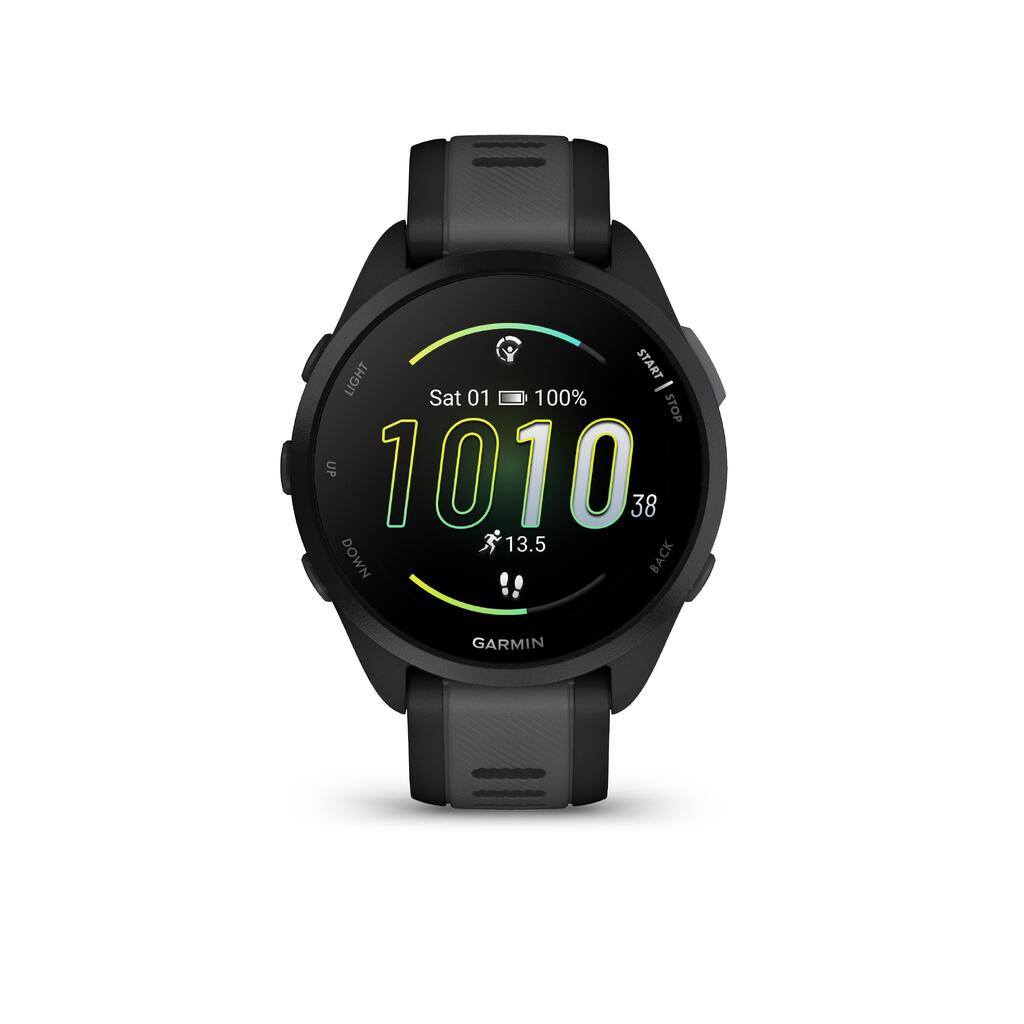 GPS išmanusis laikrodis „Garmin Forerunner 165“, šviesiai pilkas / baltas