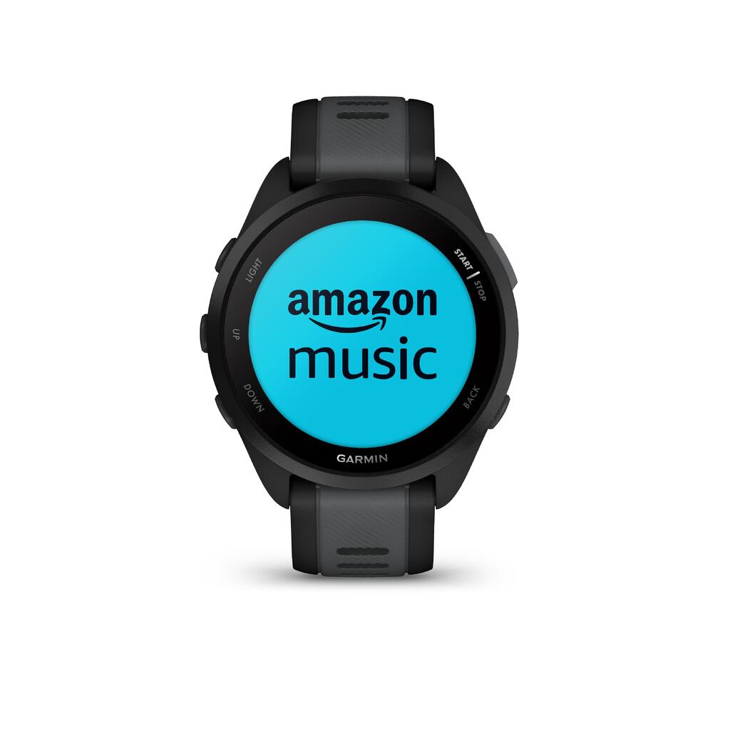 GARMIN FORERUNNER 165 MUSIC GPS smartwatch - BLACK / DARK GREY