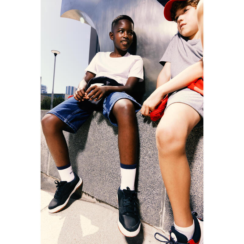 Çocuk Siyah Bağcıklı Spor Ayakkabı Playventure City - Spor Eğitim