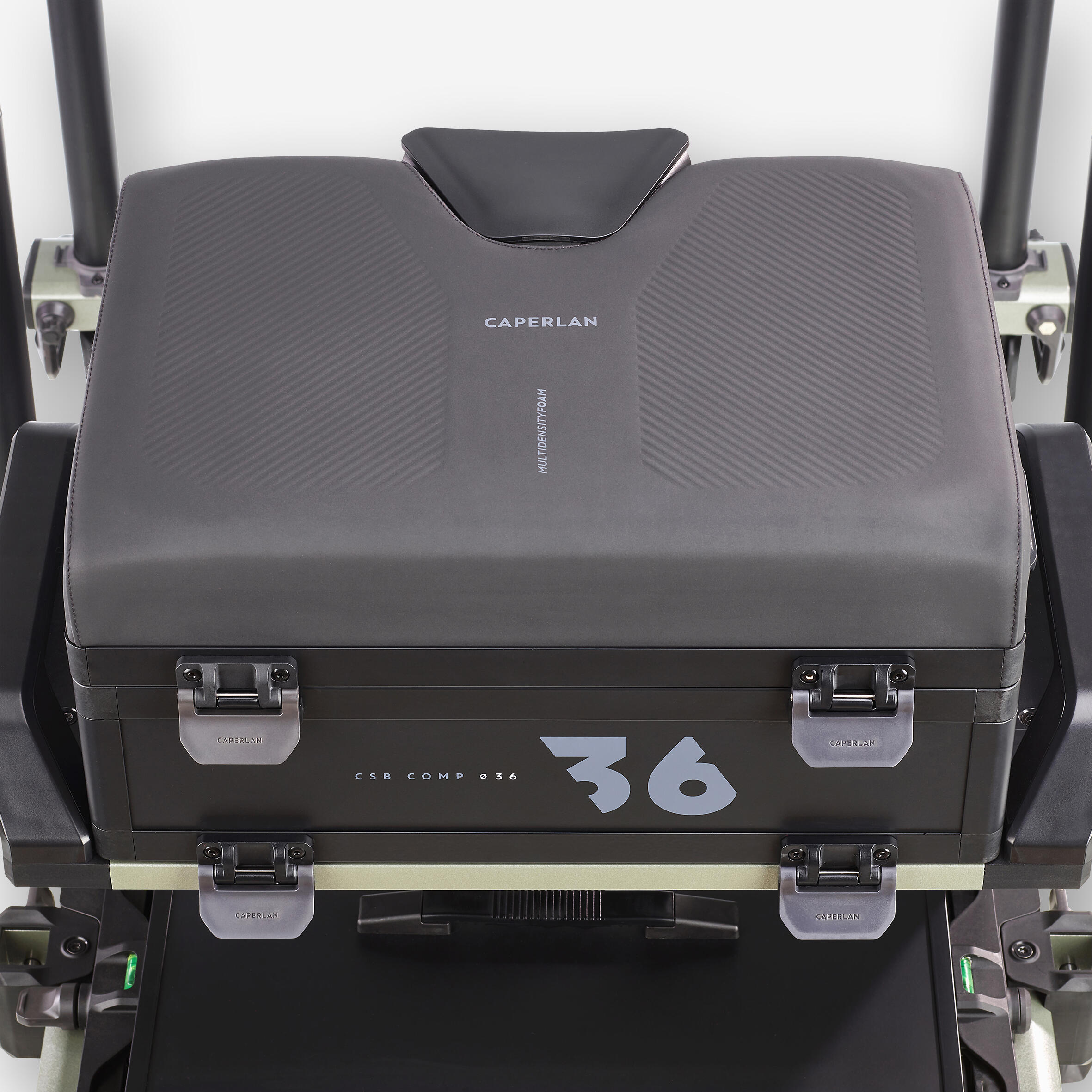 Station De Pêche Ultimate S1 Seatbox - 80,5x65x29,5 Cm - Siège Rembourré - Pieds Réglables 25 Mm - Avec Sangle De Transport - 7