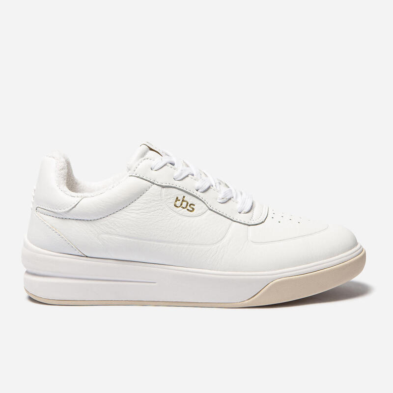 CHAUSSURE MARCHE TBS CLAUDIE CUIR FEMME BLANC