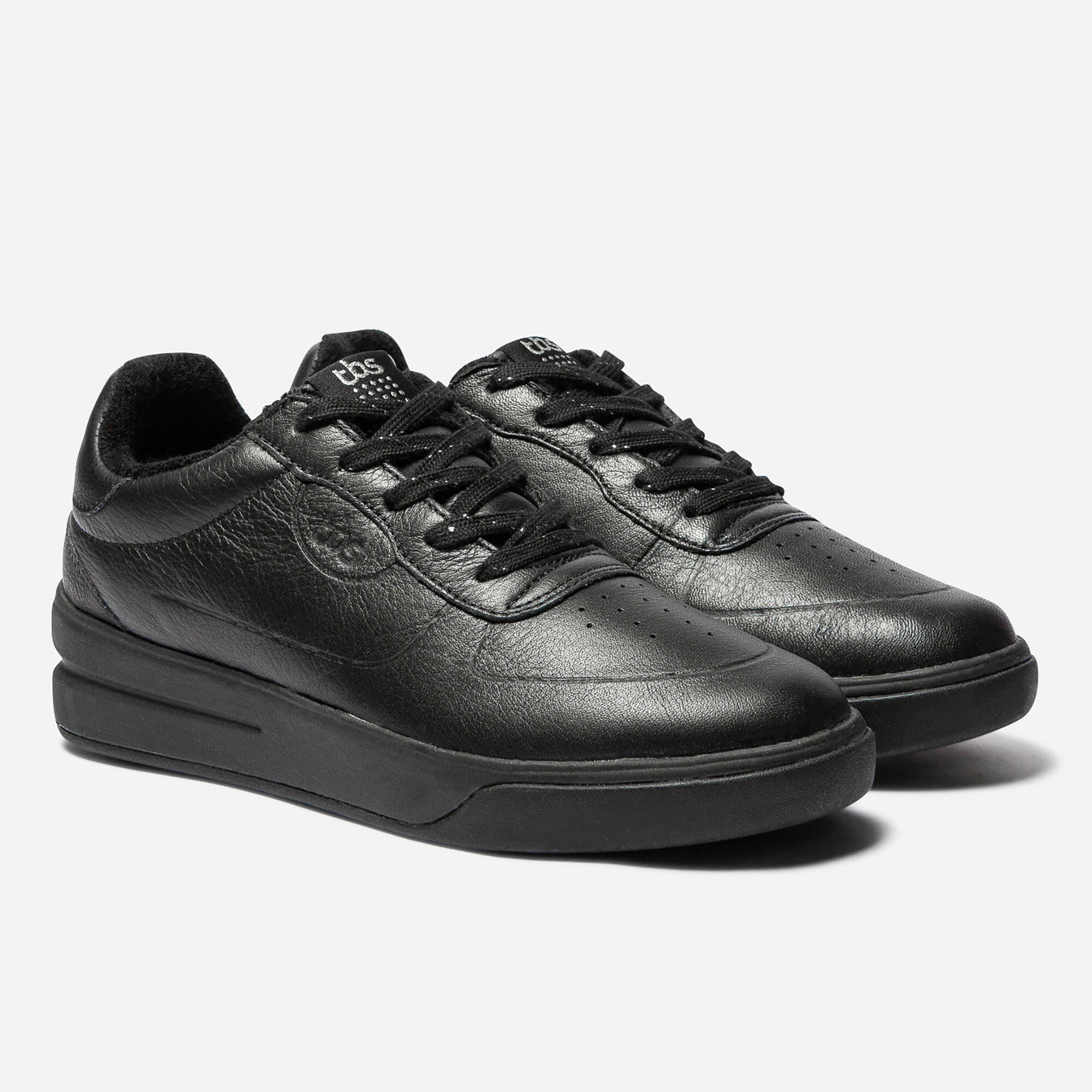 CHAUSSURE MARCHE TBS CLAUDIE CUIR FEMME NOIRE 2/4