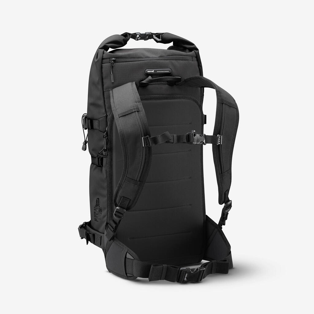 Crni ranac za skijanje i snoubording (30 l)