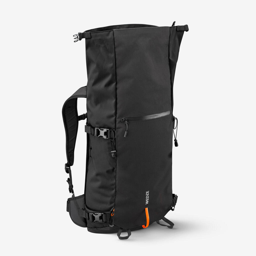 Crni ranac za skijanje i snoubording (30 l)