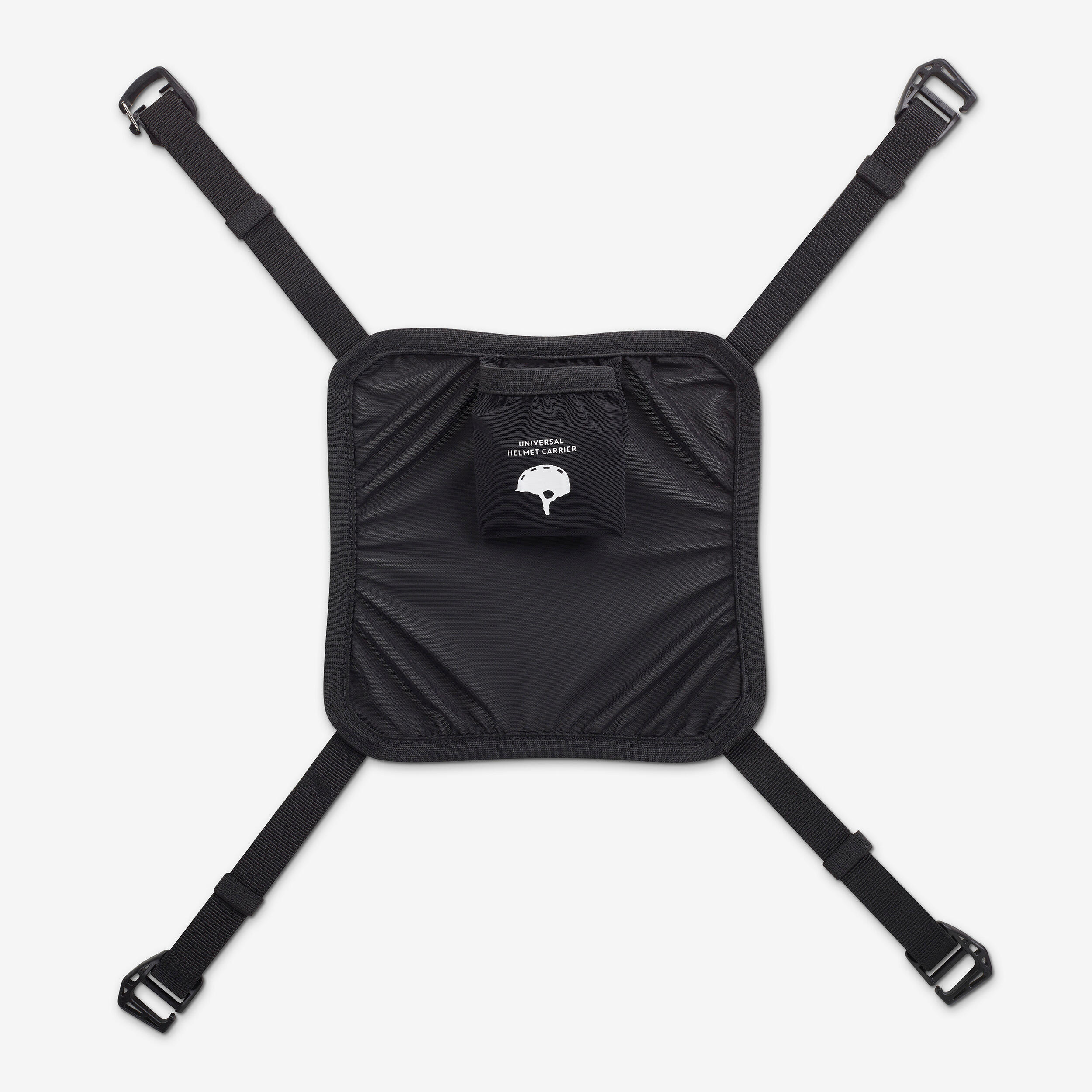 Porta-capacete de ski para mochila 4 correias de transporte:ski, btt, alpinismo