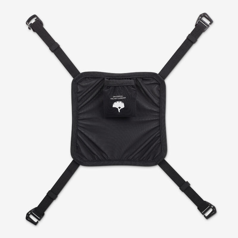 Porte casque universel pour sac à dos 4 sangles de portage : ski, VTT, alpinisme
