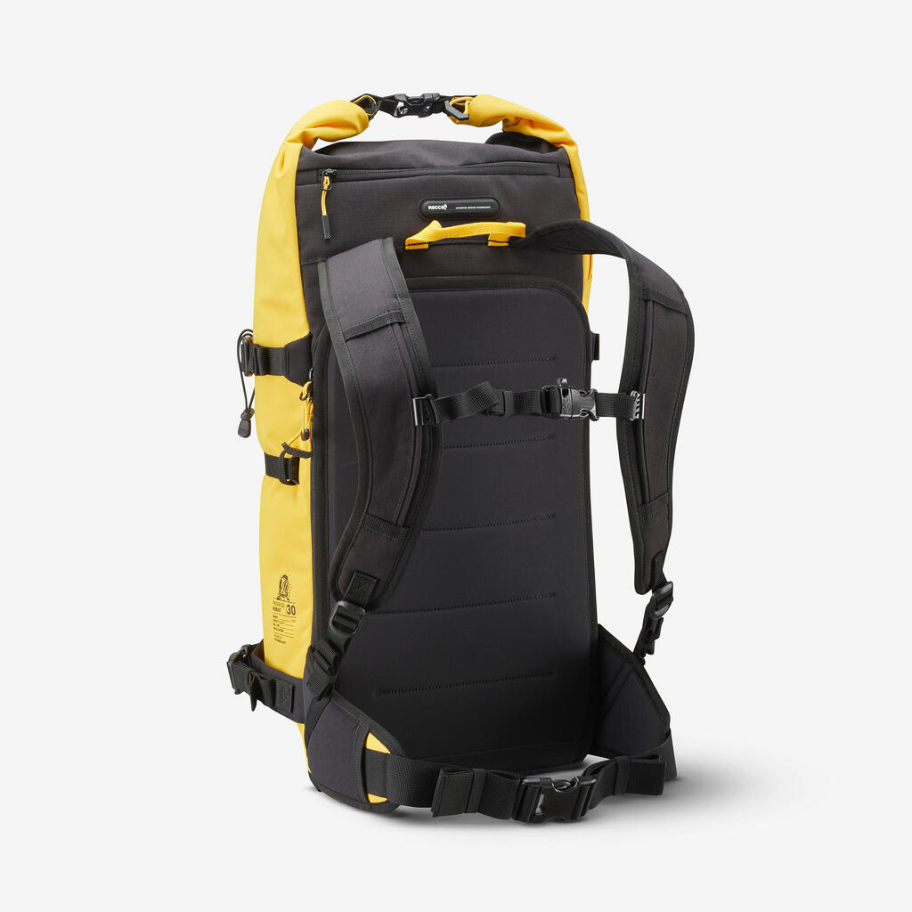 Crni ranac za skijanje i snoubording (30 l)