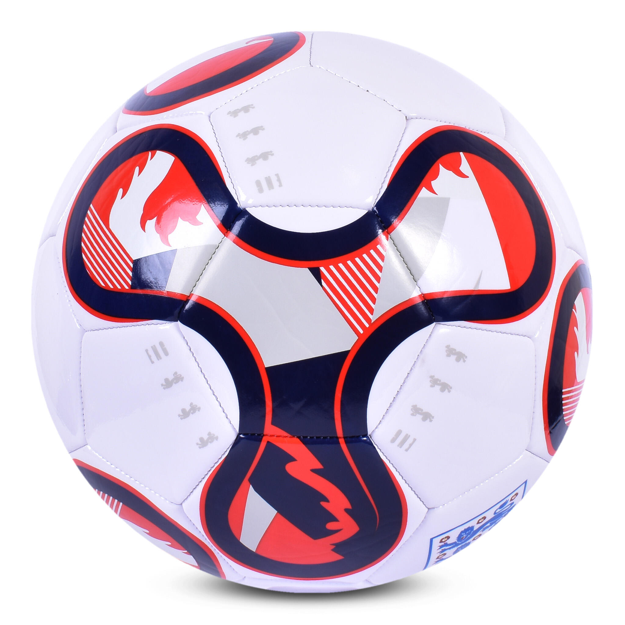 England Supporter Football Size 5 White Red Blue 2/3