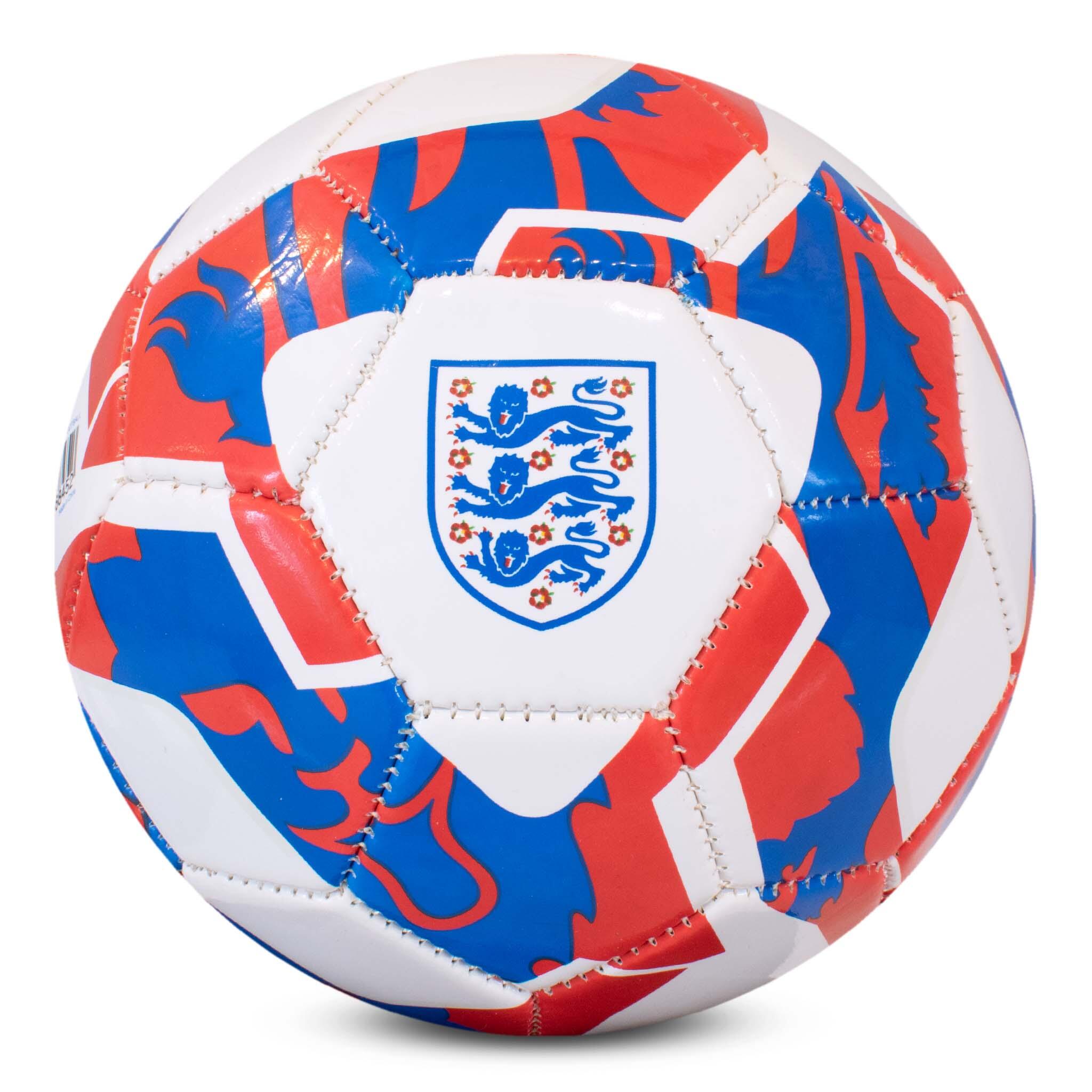 England Supporter Football Size 1 White Blue Red 3/4