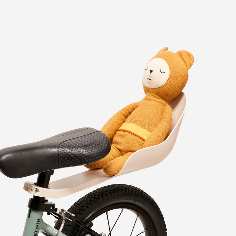 PORTE DOUDOU BEIGE POUR VÉLO ENFANT