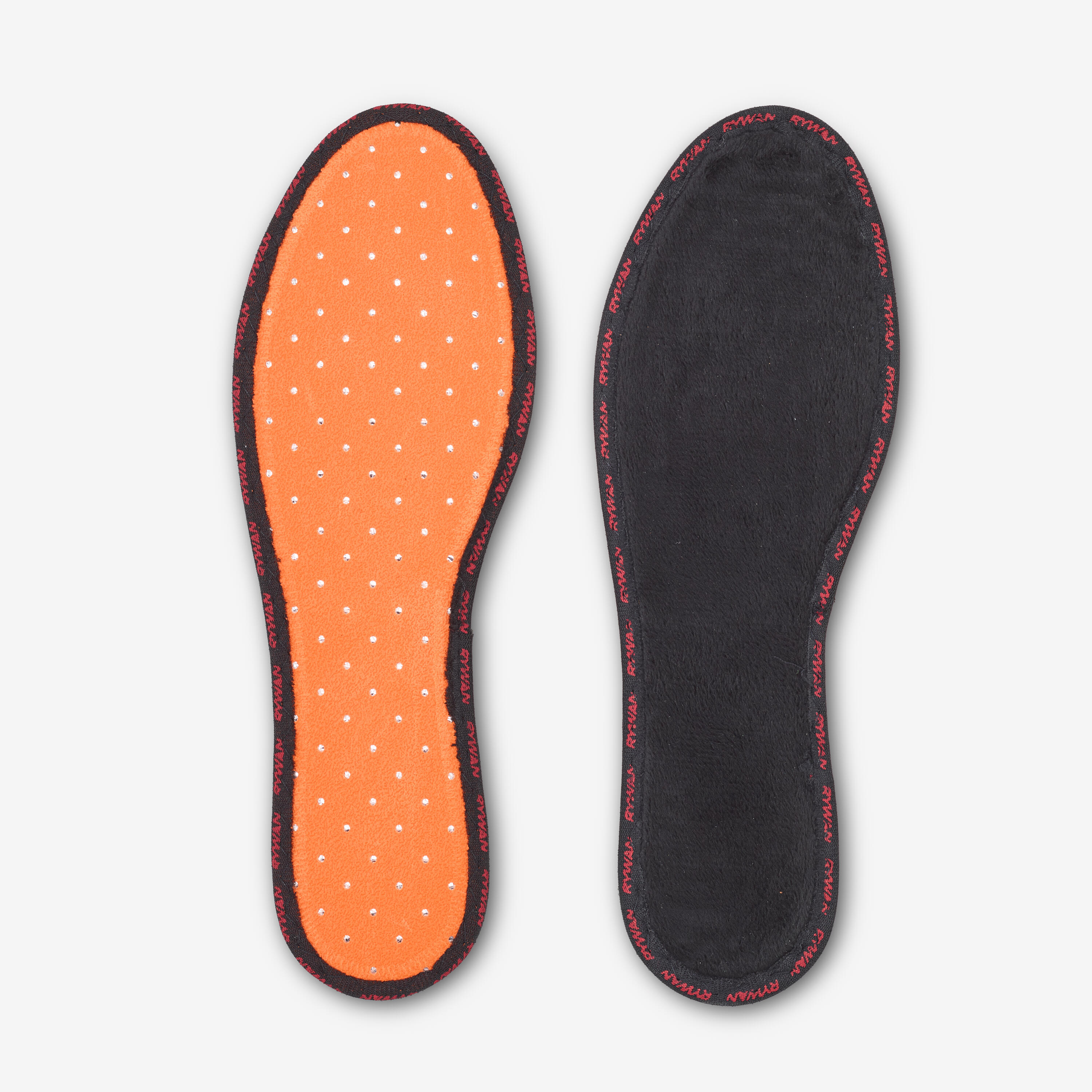 2 Paires De Semelles Chauffantes Hiver - Doublure Flanelle épaisse Avec Coussinet Silicone, Pour Chaussures, Bottes Et Baskets - 6