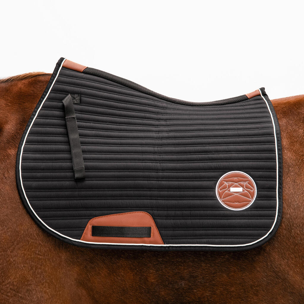 Horse Riding Saddle Cloth for Horse and Pony 900 - Brown