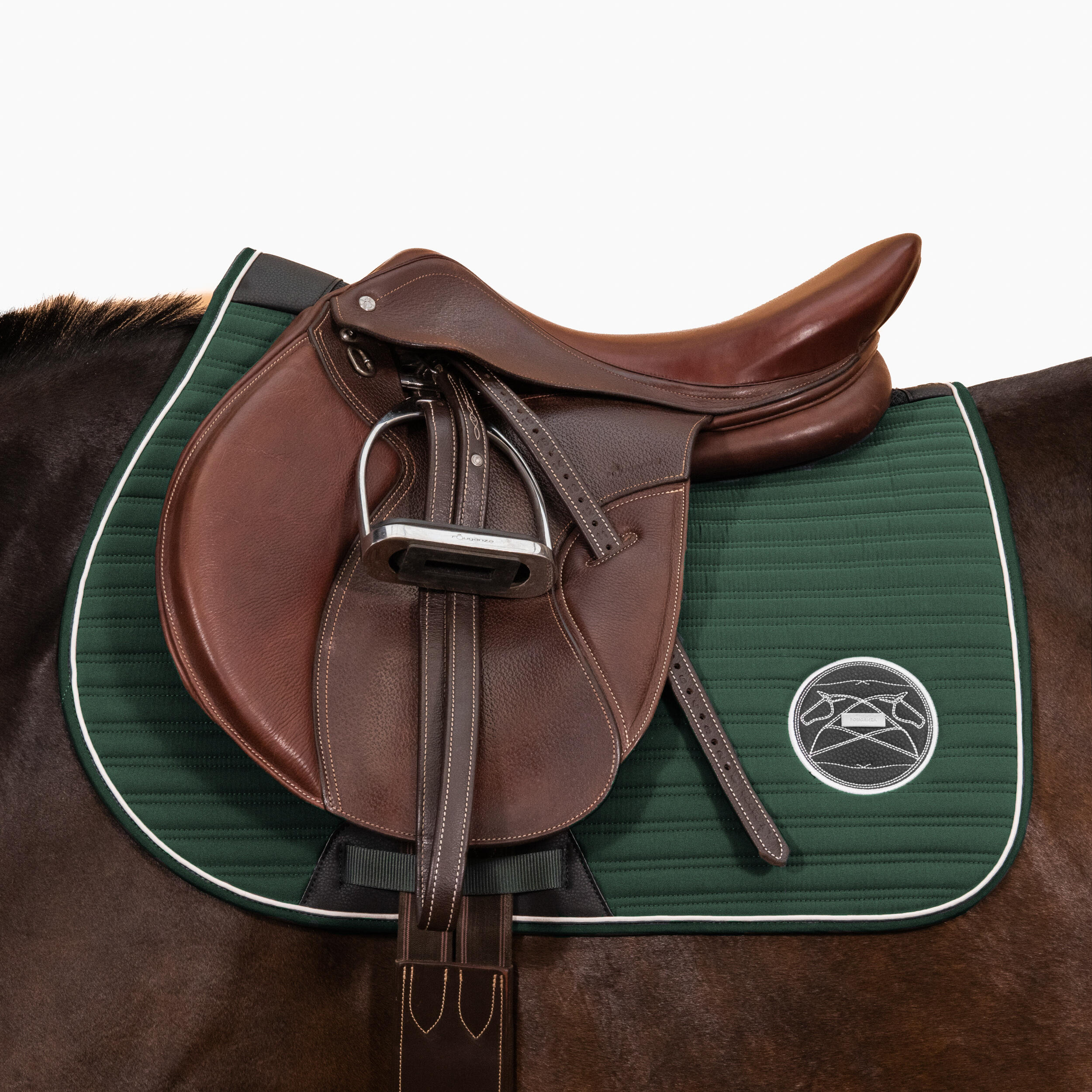 Horse Riding Saddle Cloth for Horse and Pony 900 - Green 4/4