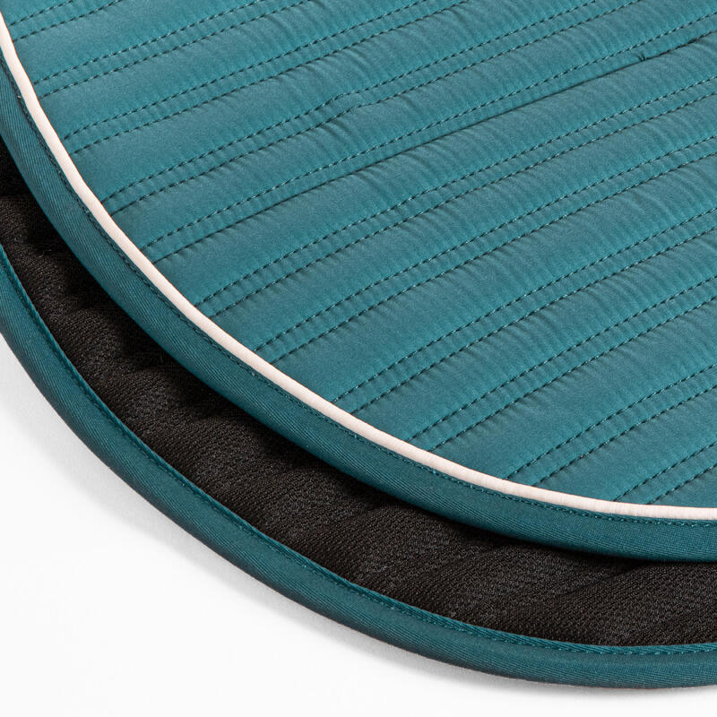 Tapis de selle équitation Cheval et Poney - 900 bleu tempête