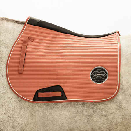 Horse Riding Saddle Cloth for Horse and Pony 900 - Terracotta