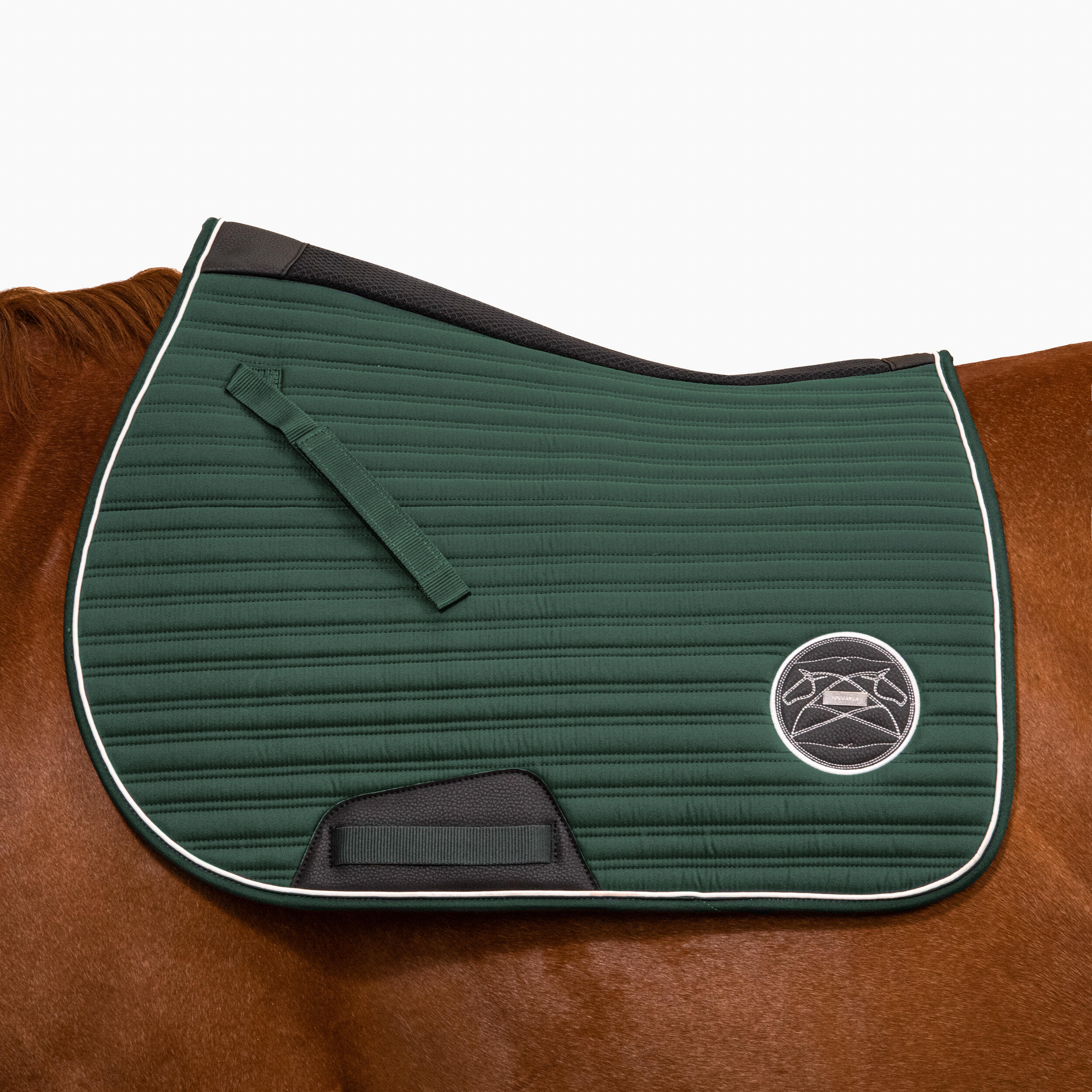 Horse Riding Saddle Cloth for Horse and Pony 900 - Green 3/4