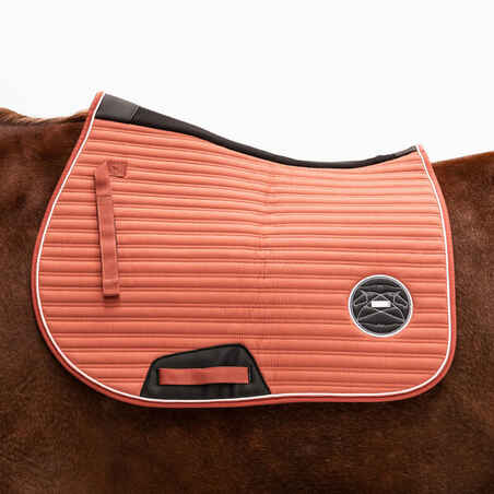 Horse Riding Saddle Cloth for Horse and Pony 900 - Terracotta
