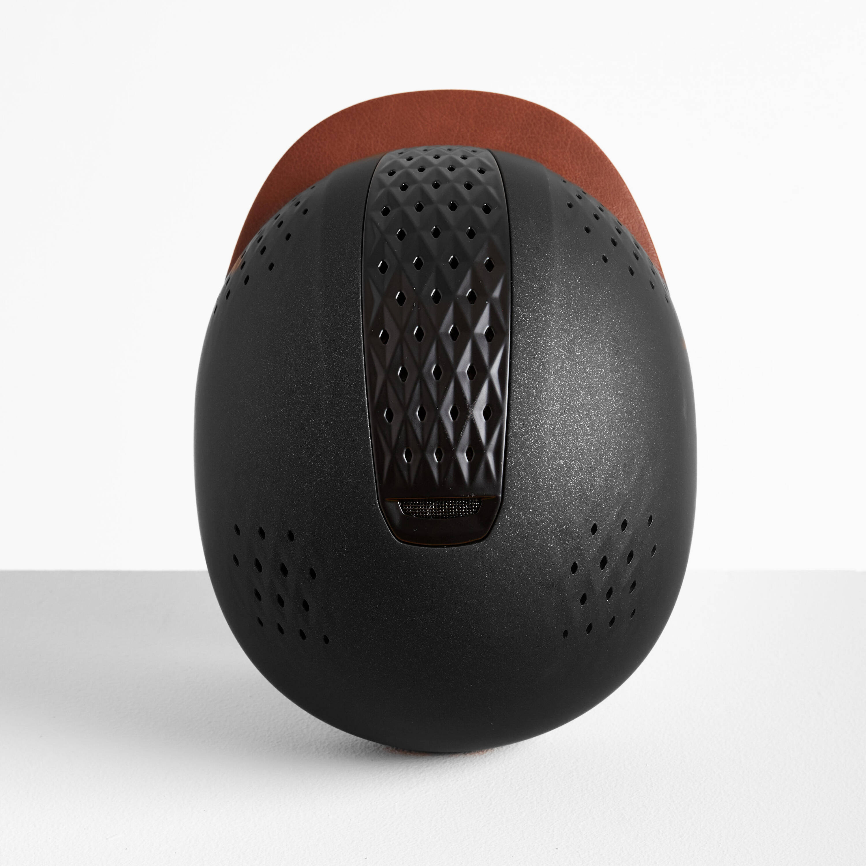 Adult/Kids' Horse Riding Helmet 900 + Bag - Brown/Black -  5