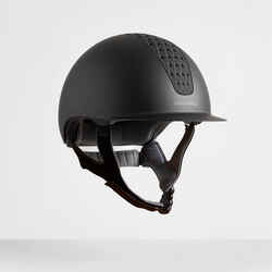 Adult and Kids' Horse Riding Helmet 520 - Matte Black