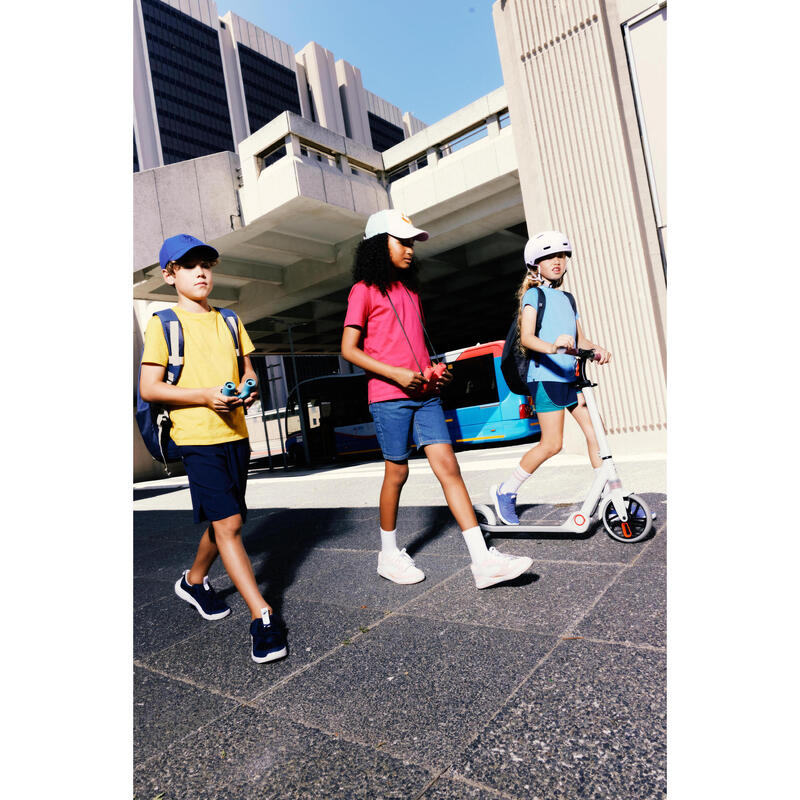 Sneakers bambino PLAYVENTURE CITY con lacci bianco-rosa dal 35 al 39