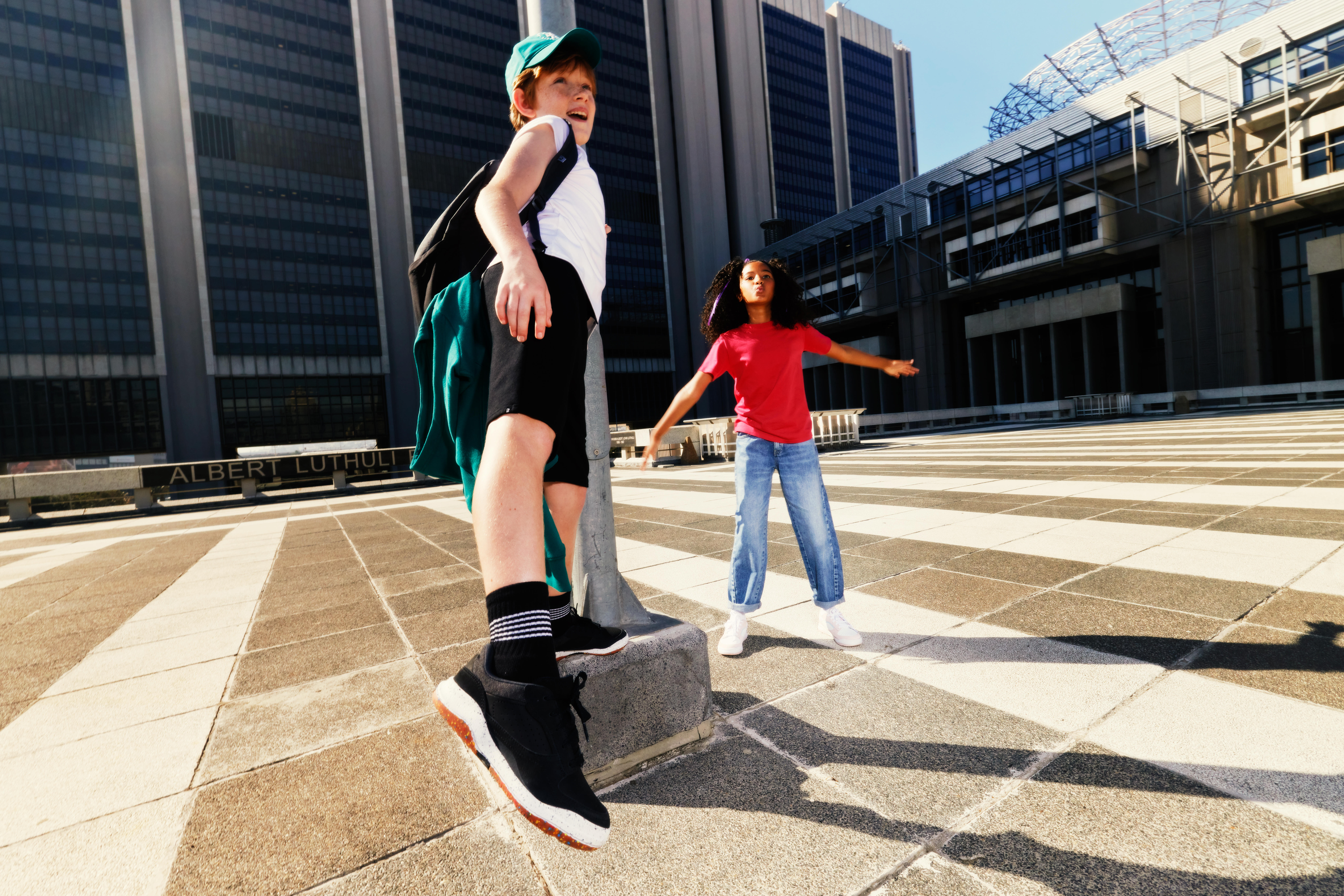 Chaussures à lacets enfant en cuir – Playventure City - DECATHLON