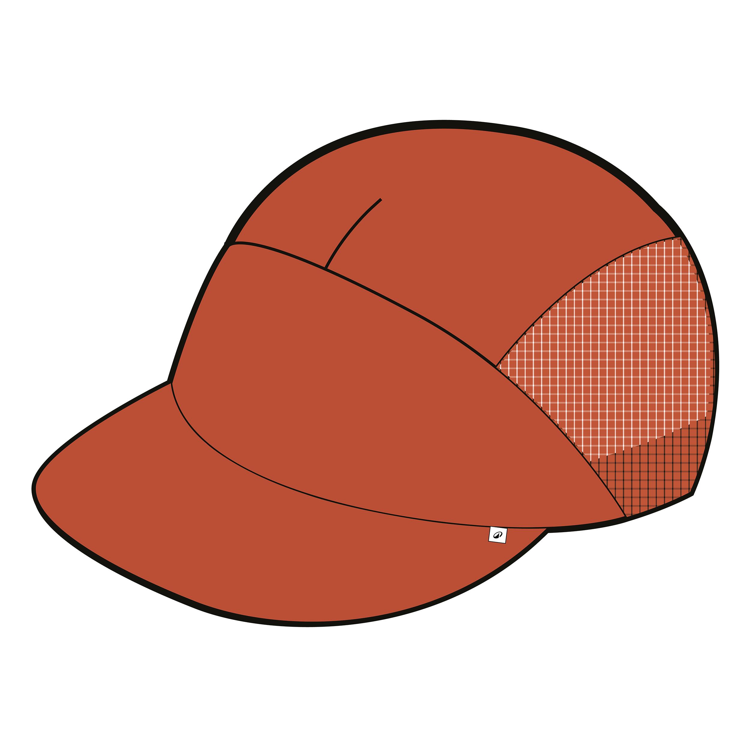 Casquette de randonnée – MT 500 orange - FORCLAZ