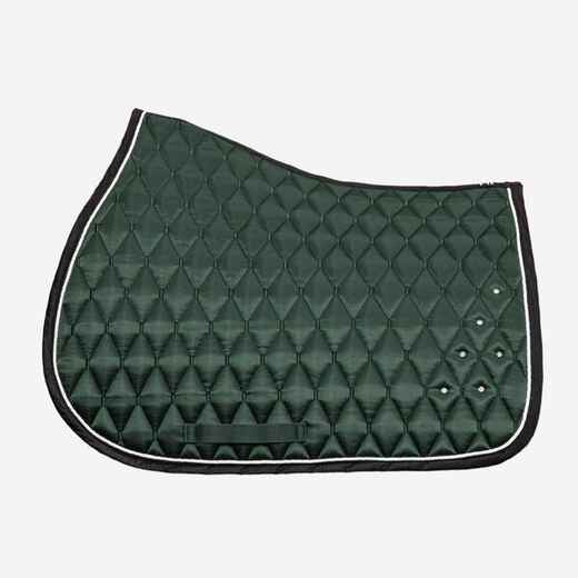 
      Horse & Pony Saddle Cloth 500 - Rhinestones/Dark Green
  