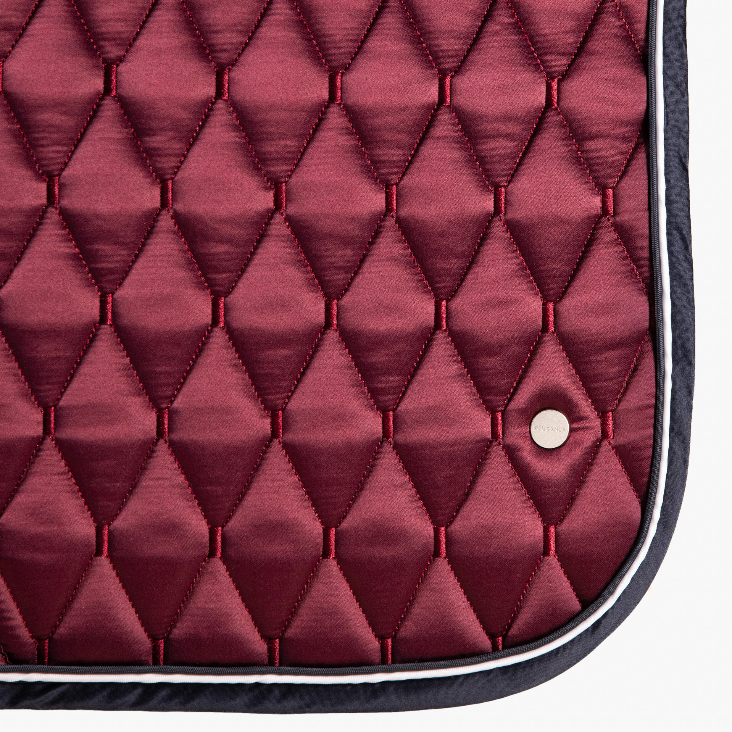 Horse Riding Dressage Saddle Cloth for Horse 900 - Burgundy 4/6