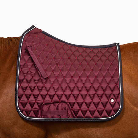 Horse Riding Dressage Saddle Cloth for Horse 900 - Burgundy