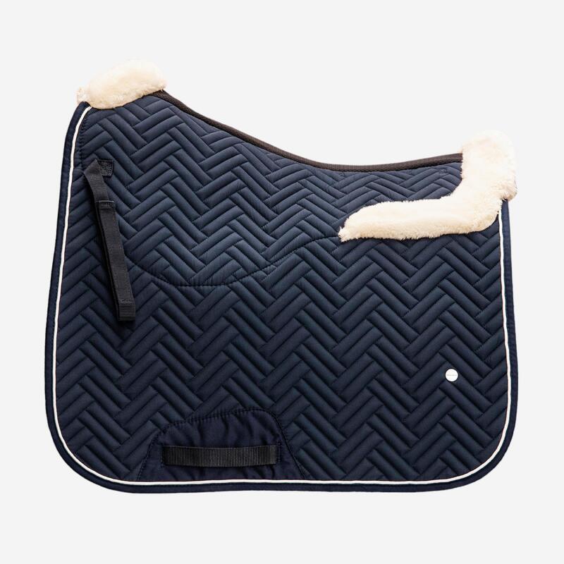 Tapis dressage amortisseur cheval - 900 marine