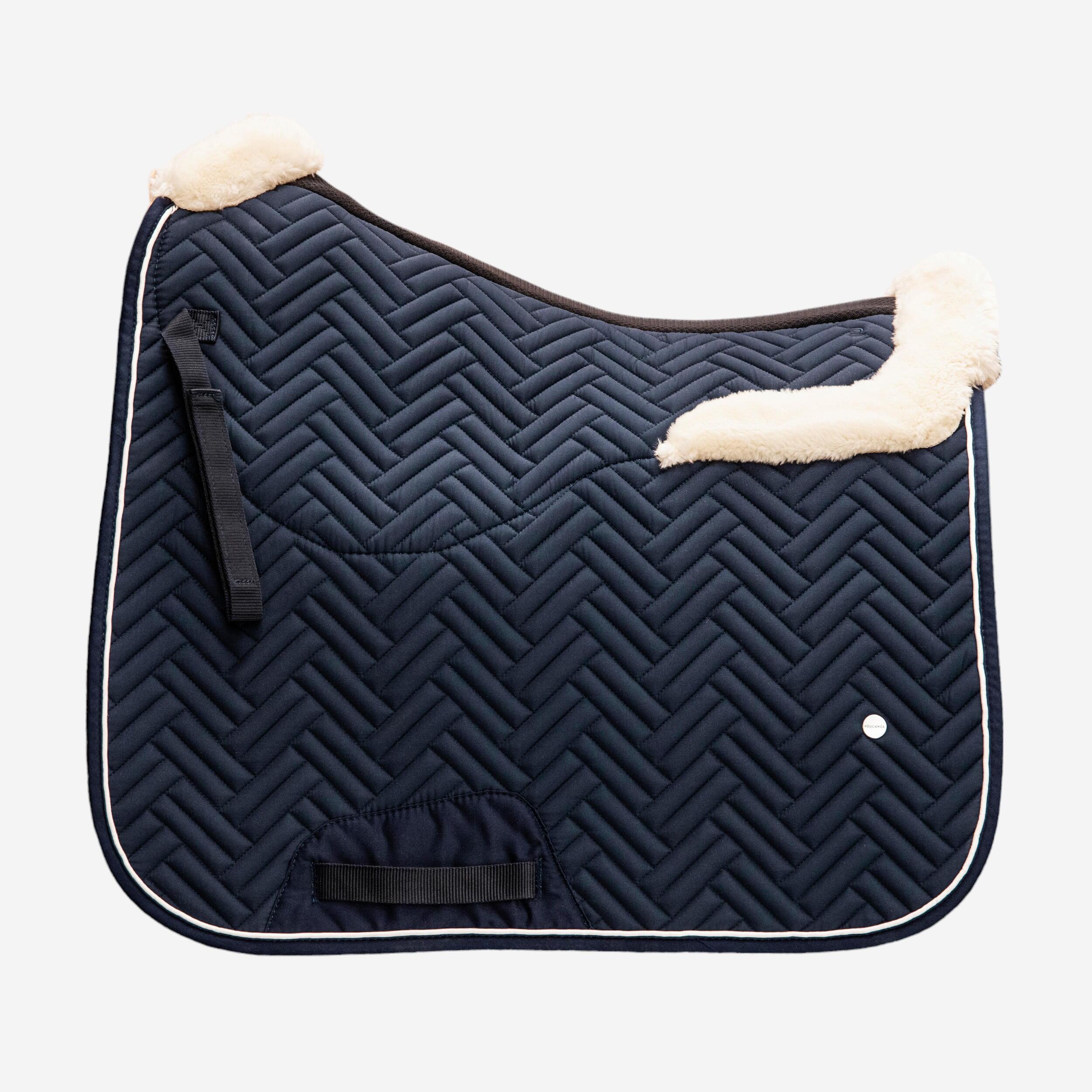 SHOCK-ABSORBING HORSE DRESSAGE MAT MARINE 900