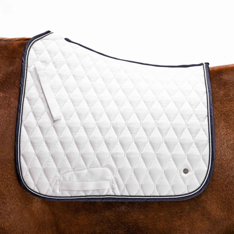 Horse Riding Dressage Saddle Cloth for Horse 900 - White