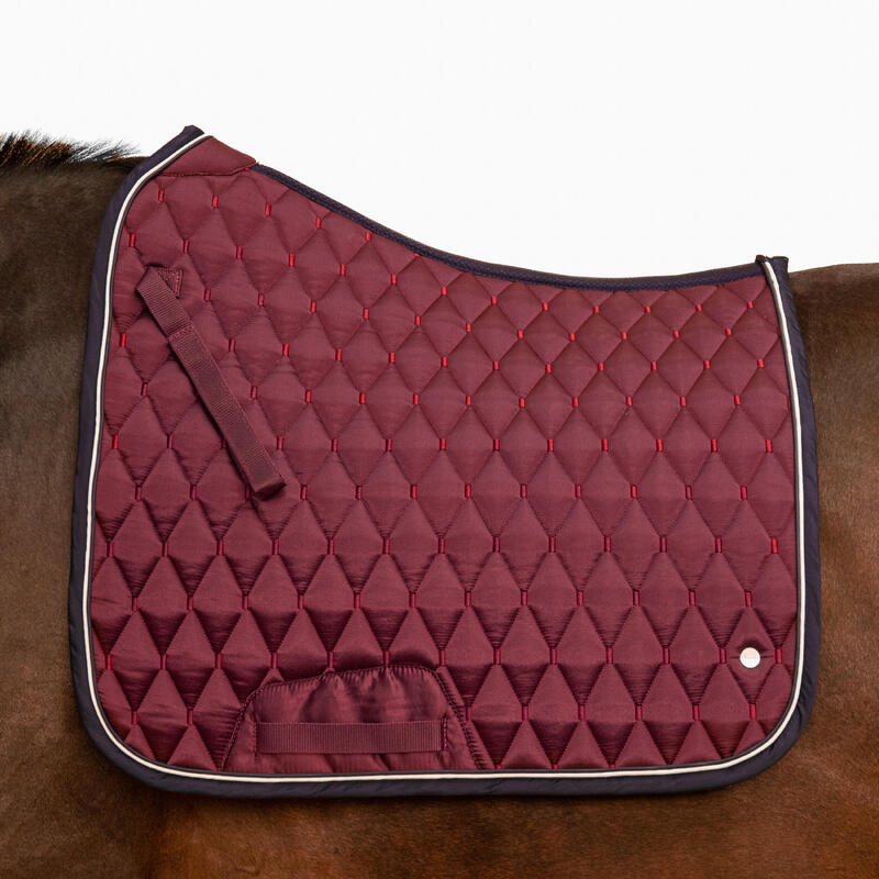 Mantilla Equitación Doma Caballo 900 Burdeos