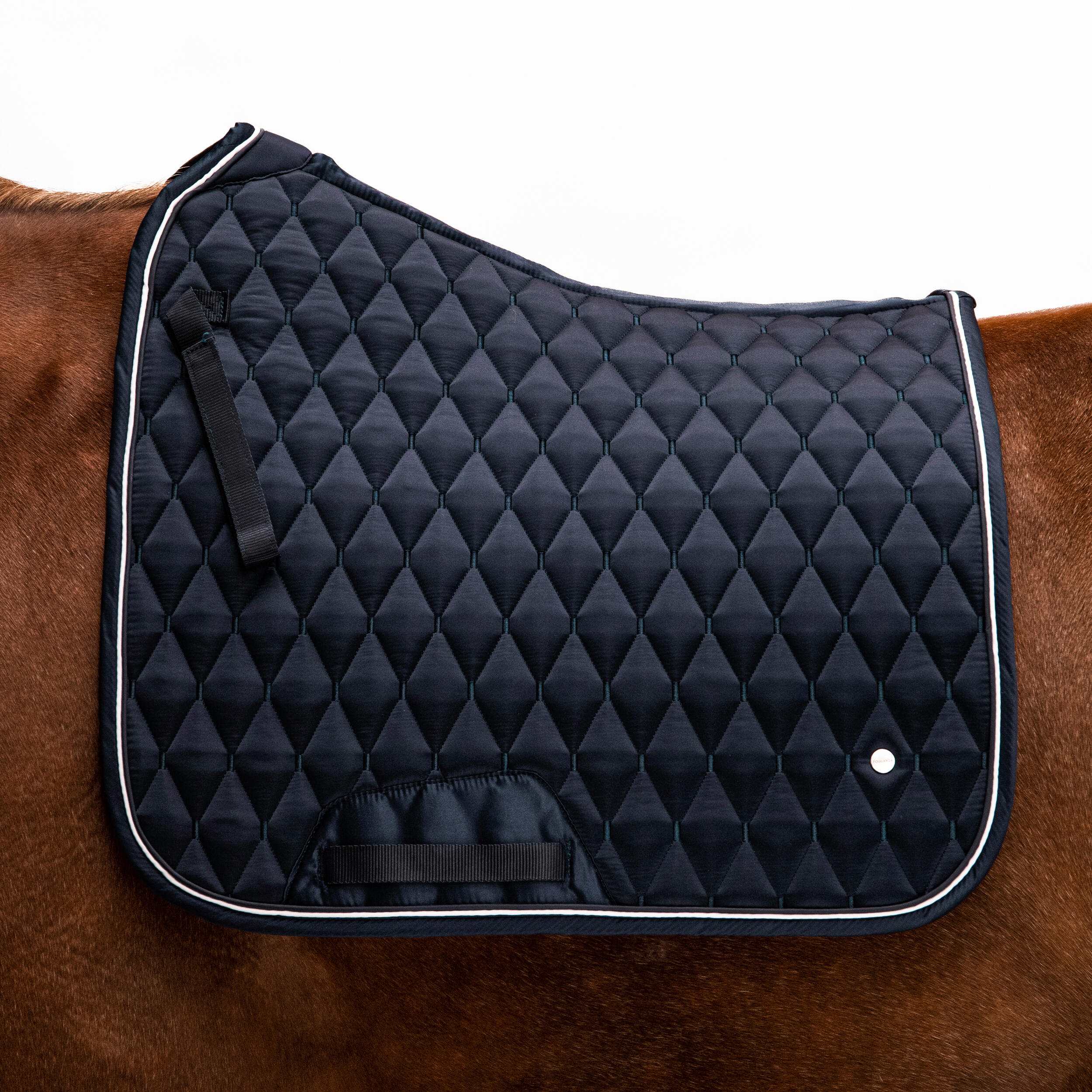 Horse Riding Dressage Saddle Cloth for Horse 900 - Navy 1/6