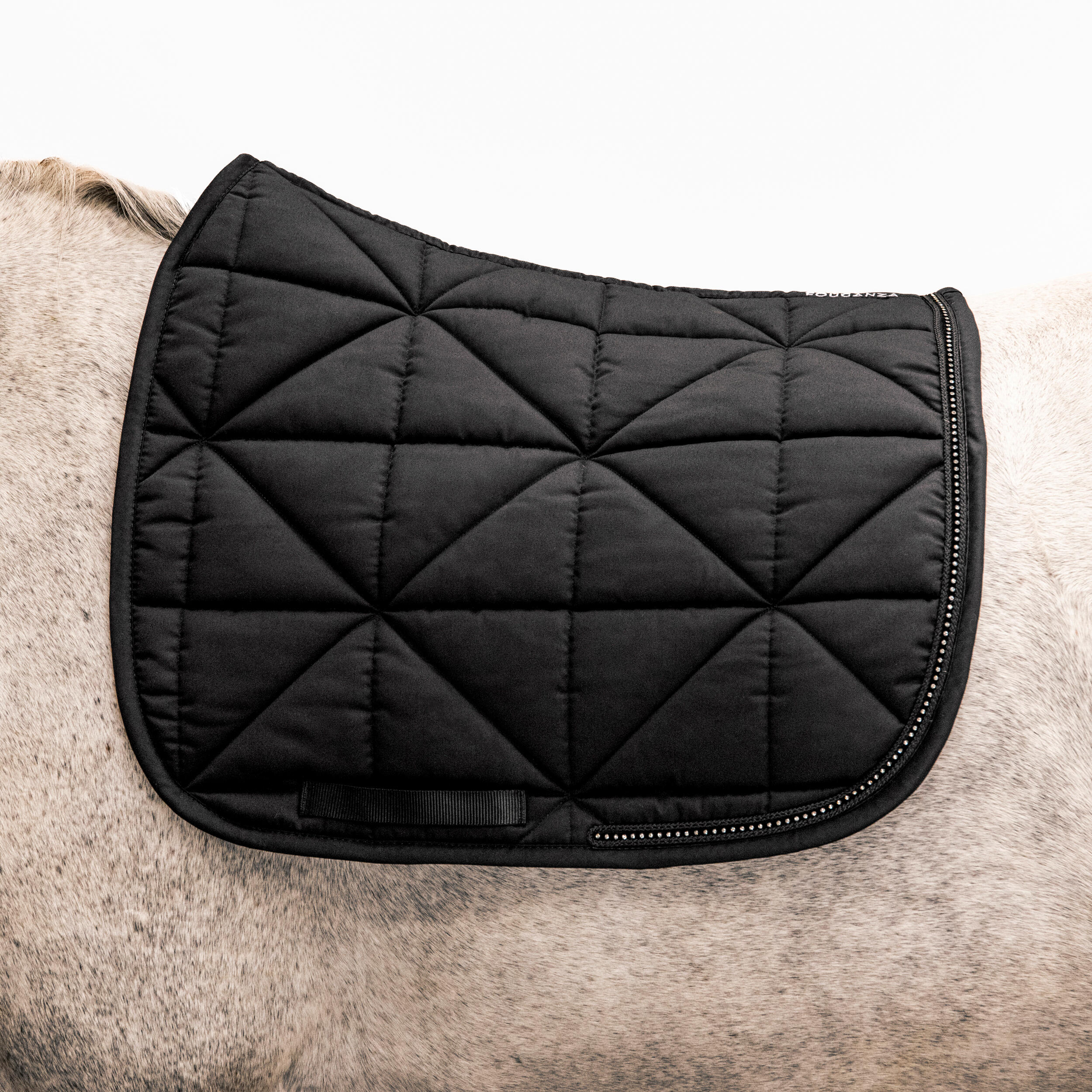 Horse Dressage Saddle Cloth 500 - Black 4/6