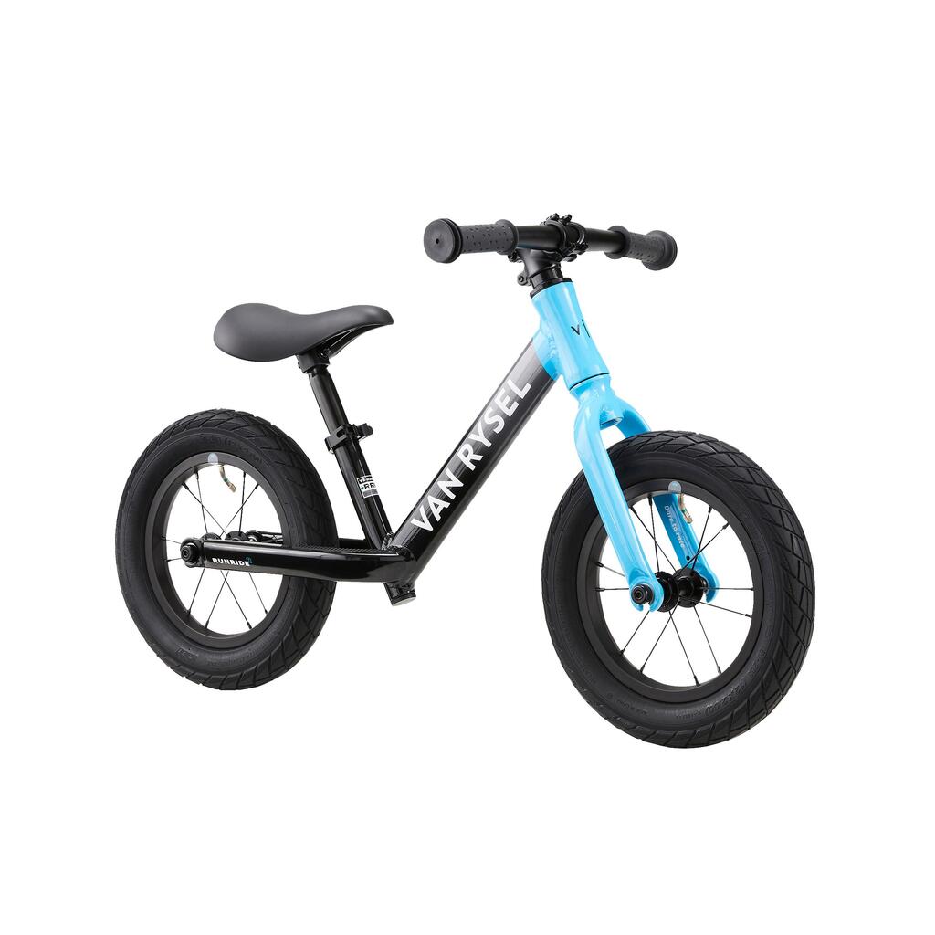 Laufrad Kinder 12 Zoll Runride Racing grau/blau 