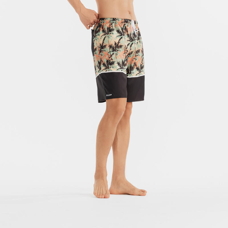 男款衝浪短褲－太陽棕櫚款