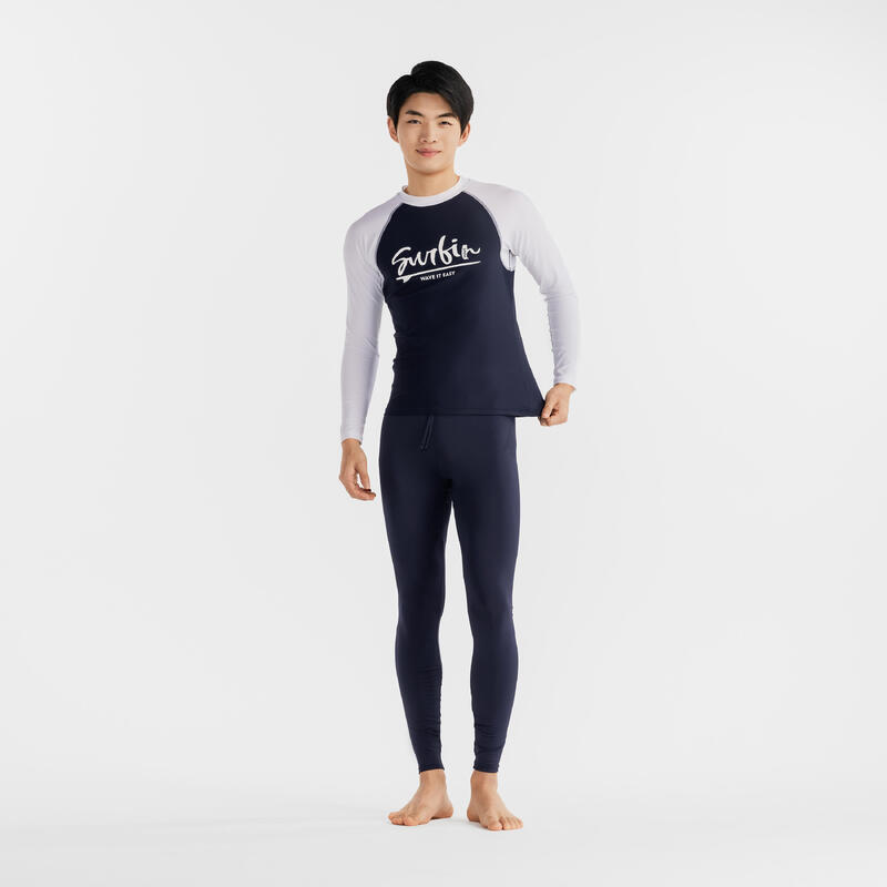 Men's surfing UV protective leggings navy