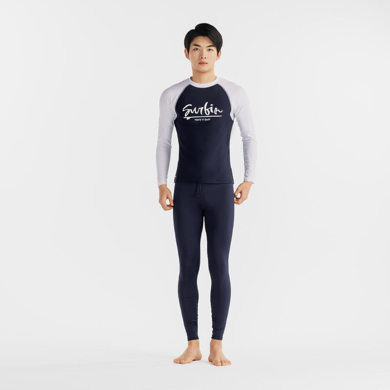 Men's surfing UV protective leggings navy