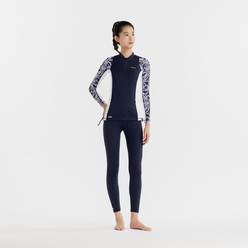 Women's long-sleeved UV-resistant T-shirt - PALMER NAVY