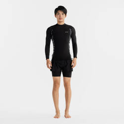 Men's surfing UV protection top BRUSH BLK