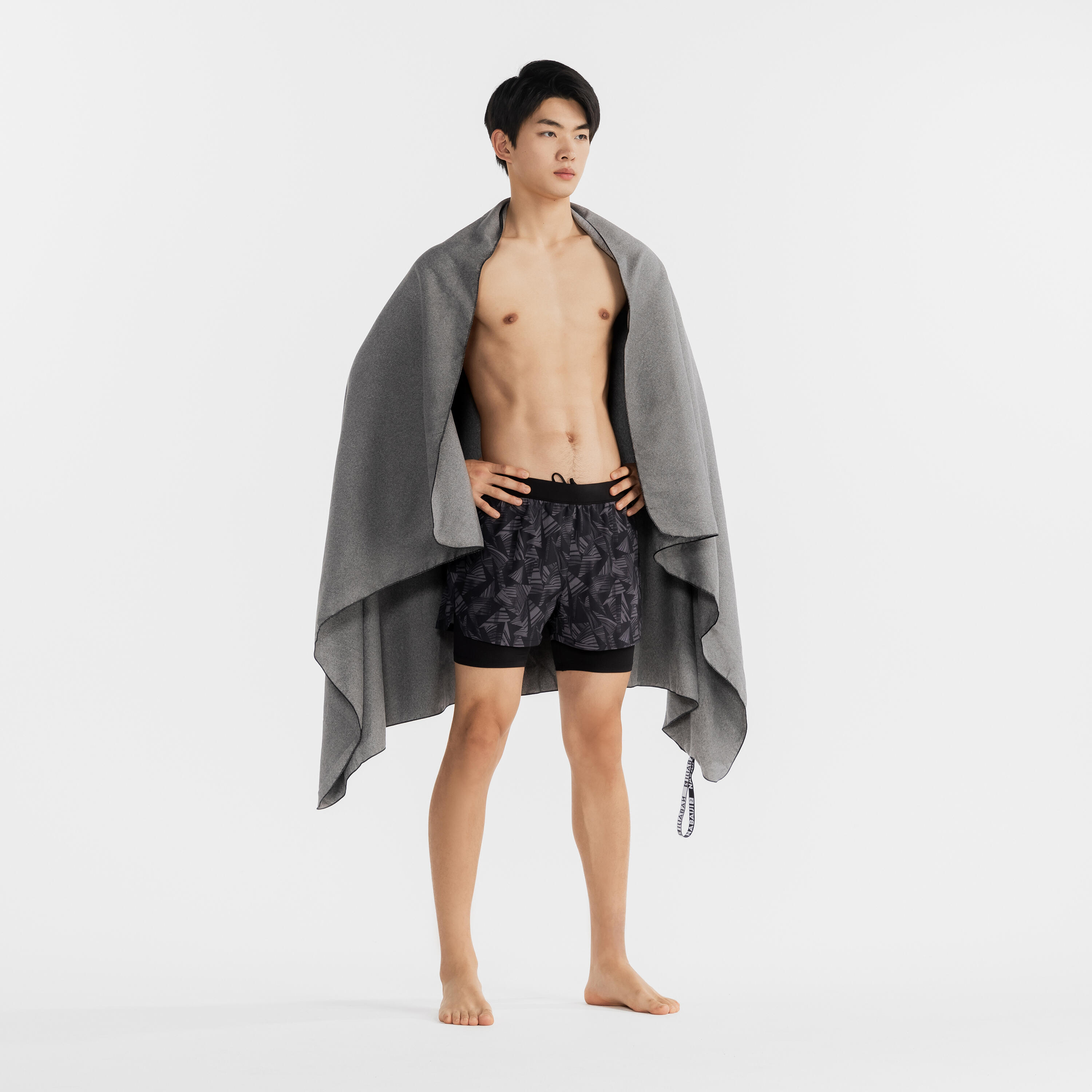 NABAIJI (ナバイジ) 水泳 マイクロファイバータオル XL MOTTLED