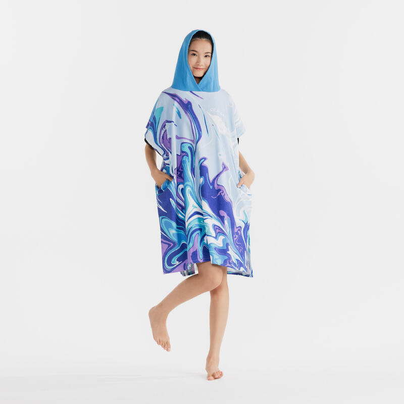 衝浪毛巾衣 550－藍色