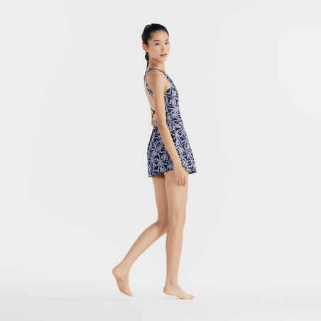 Women's 1-piece skirt swimsuit - CN Amber - PALMER